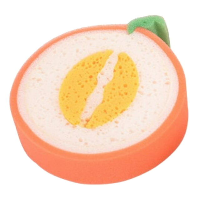 DOLITY Cartoon Fruit Children Bath Cleaning Sponge Dishwashing Sponge Melon