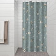 thumbnail image 2 of Pioneer Flower Floral Print Pattern Shower Curtain 36"x72" ,Bathroom Decorative Shower Curtains Set with 12 Hooks,Modern Waterproof Washable Shower Curtain, 2 of 6