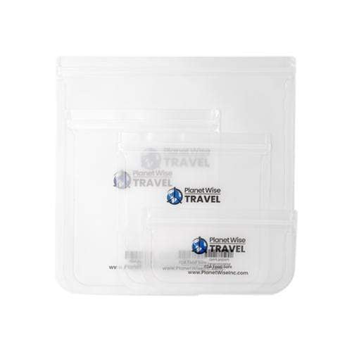 Planet Wise Reusable Leakproof Food Bag, Combo Pack, 4 Pack