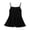 Black, variant on Toddler Kids Girls Rompers Sleeveless Summer Dress Suspender Solid Color Casual Seaside Jumpsuit Cute Outfits 18-24 Months