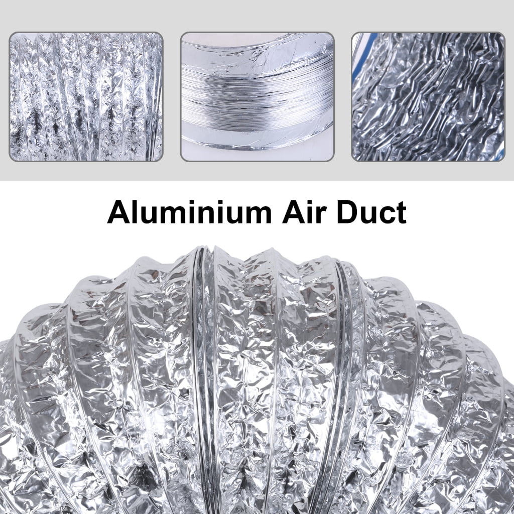 8Inch Aluminum Dryer Vent Tube Dryer Fire-proof Heat Resistant Ventilation