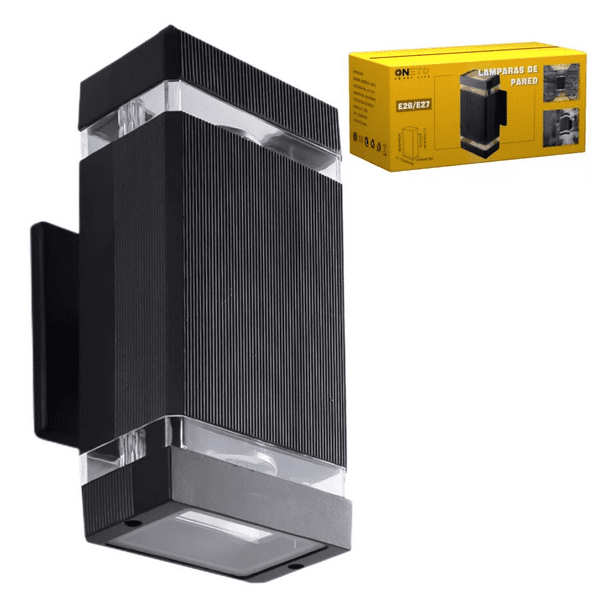Lámparas de Pared Exterior Focos LED Moderna Luz Negra 2 Focos BLOOSOM
