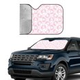 thumbnail image 3 of Kdxio Cute Rabbit Print Front Windshield Sun Shade,Folding Auto Sunshade for Car Truck SUV-Medium, 3 of 7