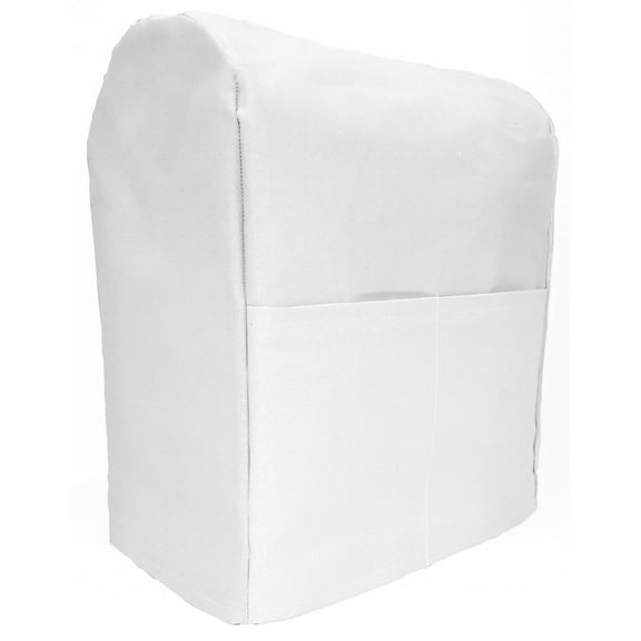 Solid Cover Compatible with Kitchenaid Stand Mixer by Penny's Needful Things (White, 4.5qt / 5qt Tilt Head)