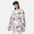 thumbnail image 3 of Lsque Orchids Flowers UPF 50+ Lightweight Sun Protection Men's Women's Long Sleeve Shirt, Hoodie Performance -Large, 3 of 9