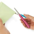 thumbnail image 5 of Plus Corporation of America Plus Twiggy Curve Blade Scissor Compact White, 5 of 11