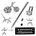 thumbnail image 4 of Seitruly Bolígrafo magnético Fidget para adolescentes y adultos, imanes metálicos divertidos y educativos, juguete Modular Think Ink Suministros de escritura y corrección, 4 of 6