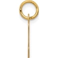 thumbnail image 3 of 14K Yellow Gold Small Script Letter N Initial Charm Made In United States yc658n, 3 of 6