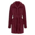 thumbnail image 5 of Seasonal Hooded Pajama Set Plush Thermal Bathrobe Comfortable Home Loungewear, 5 of 7