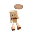 thumbnail image 4 of Muñeco Oscilante Muñeca Bamboleante de Madera Adorno Artesanal Decoración Portátil Escritorio Coche Adecuado para Oficina Salón Dashboard Regalo, 4 of 9