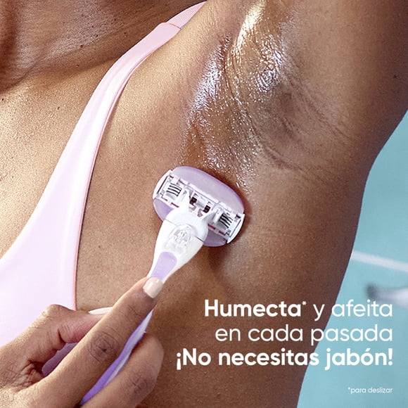 Rastrillo para Mujer Gillette Venus Ultra Comfort Breeze con Barras Humectantes 1 pza
