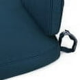 thumbnail image 5 of GDF Studio Eydan Outdoor Water Resistant Fabric Loveseat Cushions, Dark Teal, 5 of 8