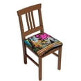 thumbnail image 2 of Lsque Graffiti Lamp Urban Scene Printed Square Couch Cushion Covers, Floral Sofa Cushion Covers Replacement, Stretch Couch Covers for Couch-16.9in, 2 of 9