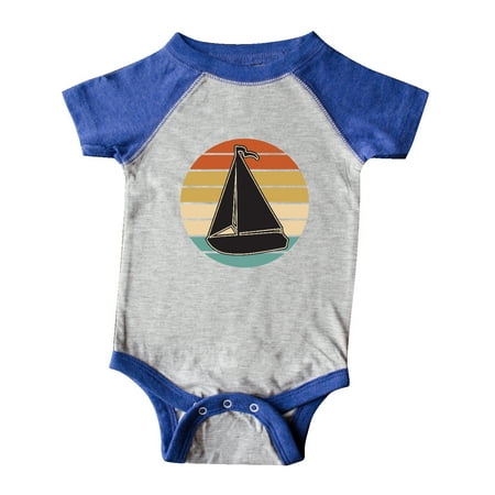 

Inktastic Sailboat Vintage Nautical Sailing Gift Baby Boy or Baby Girl Bodysuit