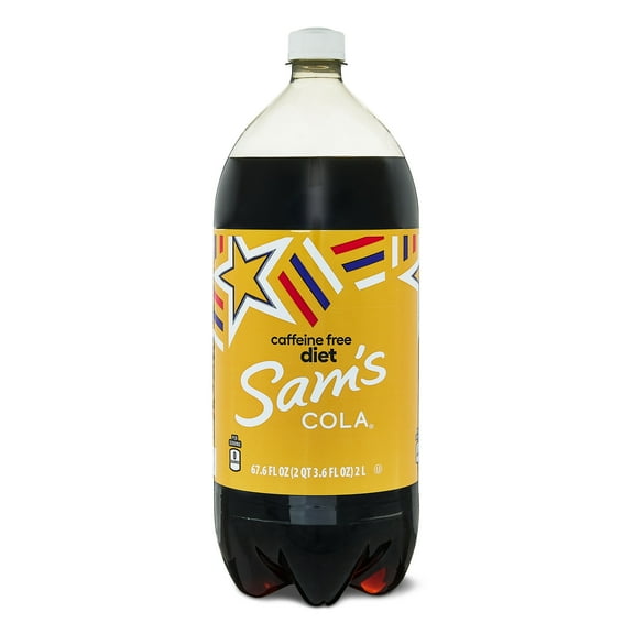 Sam's Cola Diet Caffeine-Free Soda, 2 Liter Bottle