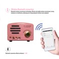 thumbnail image 4 of Altavoces estéreo retro inalámbricos, altavoces portátiles vintage con Bluetooth, 4 of 7
