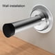 thumbnail image 3 of Toystoory Tope de puerta de acero inoxidable plateado - Instalación segura, confiable y fácil Tope de puerta de baño de metal moderno Tope de Type3 NO3, 3 of 6
