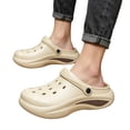 thumbnail image 7 of Unisex Garden Clogs, Womens and Mens on Shoes, Comfortable Quick Dry Lightweight Sandals for Beach Casual, Indoor and Outdoor(Khaki,9.5), 7 of 7