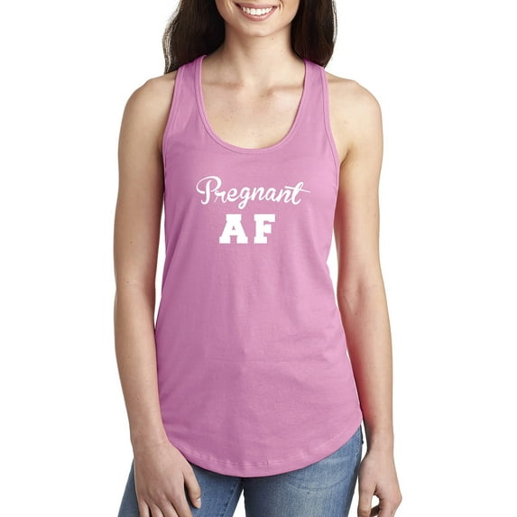 Pregnant AF Racerback Tank