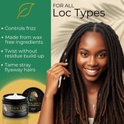 Lion Locs Vegan Loc Butter Retwist & Moisturizer Gel for Dreadlocks with Argan Oil