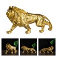thumbnail image 2 of Classical European Lions Sculpture Detailed Textured Carving Decorative Resins Art Piece For Shelf Tabletop Decors, 2 of 8