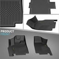 thumbnail image 3 of TPE Floor Mats Cargo Liner Carpets Fit for 2008-20 Dodge Grand Caravan All Weather, 3 of 9
