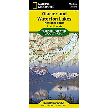 UPC 749717012158 product image for Glacier and Waterton Lakes National Parks (National Geographic Trails Illustrate | upcitemdb.com