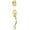 Gold, variant on Sure-Loc AT507 3 Alta Sectional Single Cylinder Keyed Entry Exterior Pack Handleset -