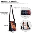 thumbnail image 6 of HELLHERO Football Fire Water Women Crossbody Bag with Double Zipper for Casual Use, 6 of 7