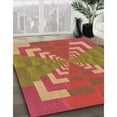 thumbnail image 2 of Ahgly Company Indoor Square Patterned Lava Red Area Rugs, 5' Square, 2 of 6