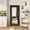 Black-1-Lite Mirror, variant on HUMEHA 30"x80" Louver PVC Interior Door White Waterproof Solid Core