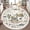 Color 4, variant on Washable Non Slip 3ft Round Rug, Cute Dinosaur Tropical Landscape Bright Colors Circle Carpet with Tassels Crawling Play Mat for Nursery Children Toddlers Bedroom