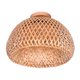 thumbnail image 1 of Lámpara de techo de montaje empotrada hecha a mano,Lámpara de Techo Colgante Empotrada de Bambú de Mimbre Y Ratán - 30x18cm Los 30x18cm Sunnimix luz de techo empotrada, 1 of 8