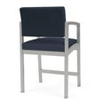 thumbnail image 5 of Lesro Lenox Steel Fabric Hip Waiting Room Guest Chair in Silver/Adler Midnight Sky/Castillo Batik, 5 of 5