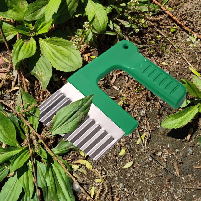 Crevice Sidewalk Crack Weeder Herramienta de deshierbe de grietas para patios delanteros Calzadas verde Cola Artefacto de deshierbe