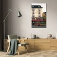 thumbnail image 3 of Montserrat Masdeu 16x32 Gallery Wrapped Canvas Wall Art Titled - Flowers on the Boulevard II, 3 of 4