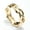 Gold, variant on Vintage Flower Vine Thorn Crown Ring Stainless Steel Men Women Wedding Gift Band-10-Black