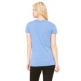 thumbnail image 2 of BELLA + CANVAS B8413 LADIES' TRIBLEND SHORTSLEEVE TSHIRT, Blue Triblend, L, 2 of 2