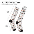 thumbnail image 4 of Rateoe Halloween Dachshund Compression Socks for Women and Men 20-30mmHg-Circulation Support Socks Knee High Nurse Pregnant Running Medical and Travel Athletic, 4 of 7