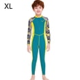 thumbnail image 2 of Traje de buceo traje de buceo secado rápido niños traje de neopreno largo manga larga y pantalones juventud de traje de baño de cuerpo completo para snorkeling surf azul XL kenally OD003661-04, 2 of 7