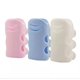 thumbnail image 1 of Paquete de 3 soportes para cabezal de ducha con ventosa de silicona, soporte para cabezal de ducha de mano para montaje en pared, soporte extraíble sin perforación, blanco, polvo, azul, 1 of 1