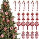 thumbnail image 3 of Colgante de bastón de caramelo para Piruleta de Navidad, 6 piezas, bola colgante para árbol de Navidad, adornos navideños para el hogar, regalo de Año Nuevo 2024, 3 of 4
