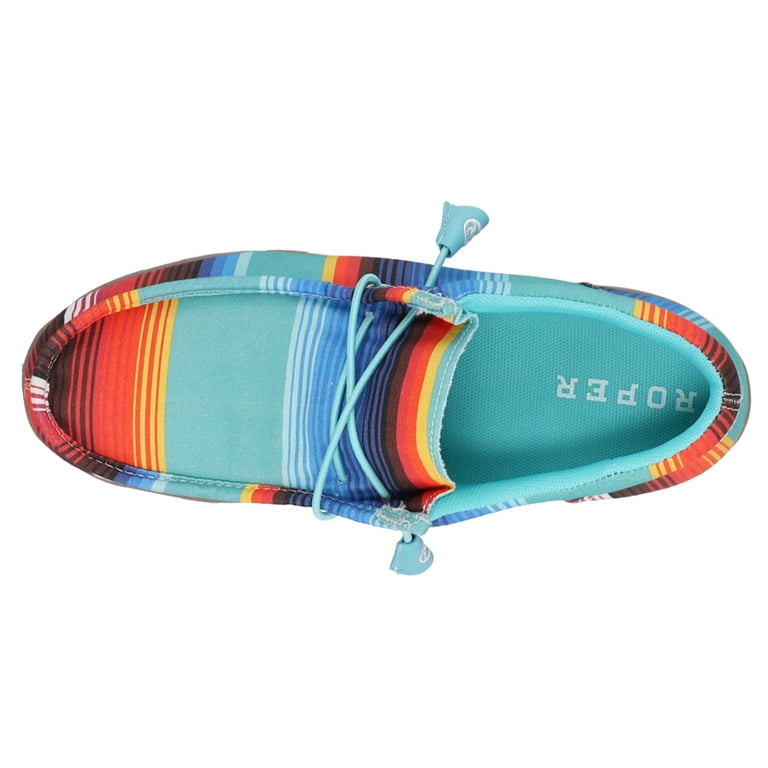 Roper Casual Shoes Womens Chillin Serape 11 B Blue 09-021  display picture 3