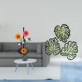 thumbnail image 2 of Soporte de papel higiénico,Soporte de papel de cocina con forma de girasol para encimera,Placa de pared con hojas de palma,Decoración de pared de madera con hojas de palma,Adorno de madera, 2 of 8