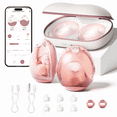 thumbnail image 1 of Momcozy Air 1 Extractor de Leche Eléctrico Manos Libres, Sacaleches Portátil Delgado con Caja de Carga y Control por App, 1 of 10