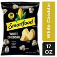 Smartfood White Cheddar Popcorn, 17 oz -3pk, With Olive White Bowl By OMA