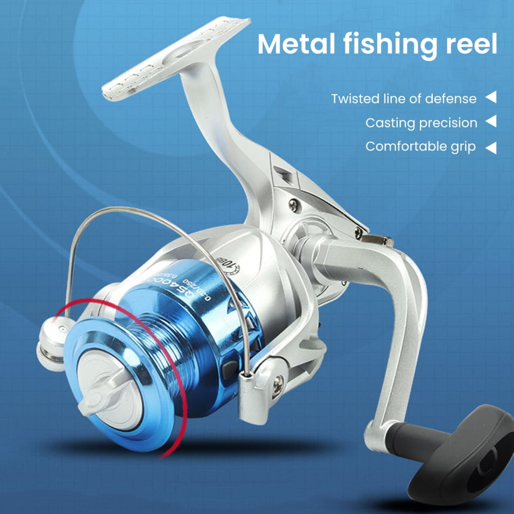 Metal Spinning Fishing Reel with Hollow Carved Design for Saltwater Fishing Use
