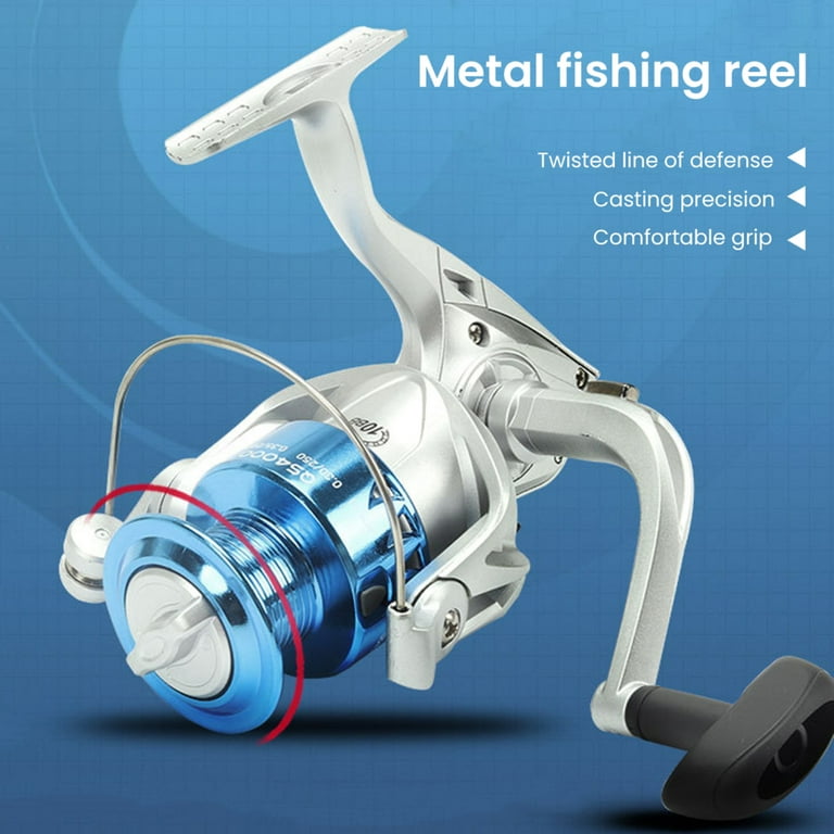 Metal Spinning Fishing Reel With Hollow Carved Design For Saltwater Fishing  Use 