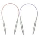 thumbnail image 1 of Agujas de Tejer Circulares Uxcell Tamaño US 11/13 (8/9mm) Aguja de Metal Redonda de 16 Pulgadas (40cm) para Proyectos Hechos a Mano DIY Tejido Rojo/Púrpura, 1 of 6