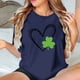 thumbnail image 2 of Camiseta de Manga Corta de Cuello Redondo Impresa de Primavera Superior de las Mujeres, Mezcla Ligera de Poliéster para Uso Diario Y de Fiesta Casual, 2 of 9